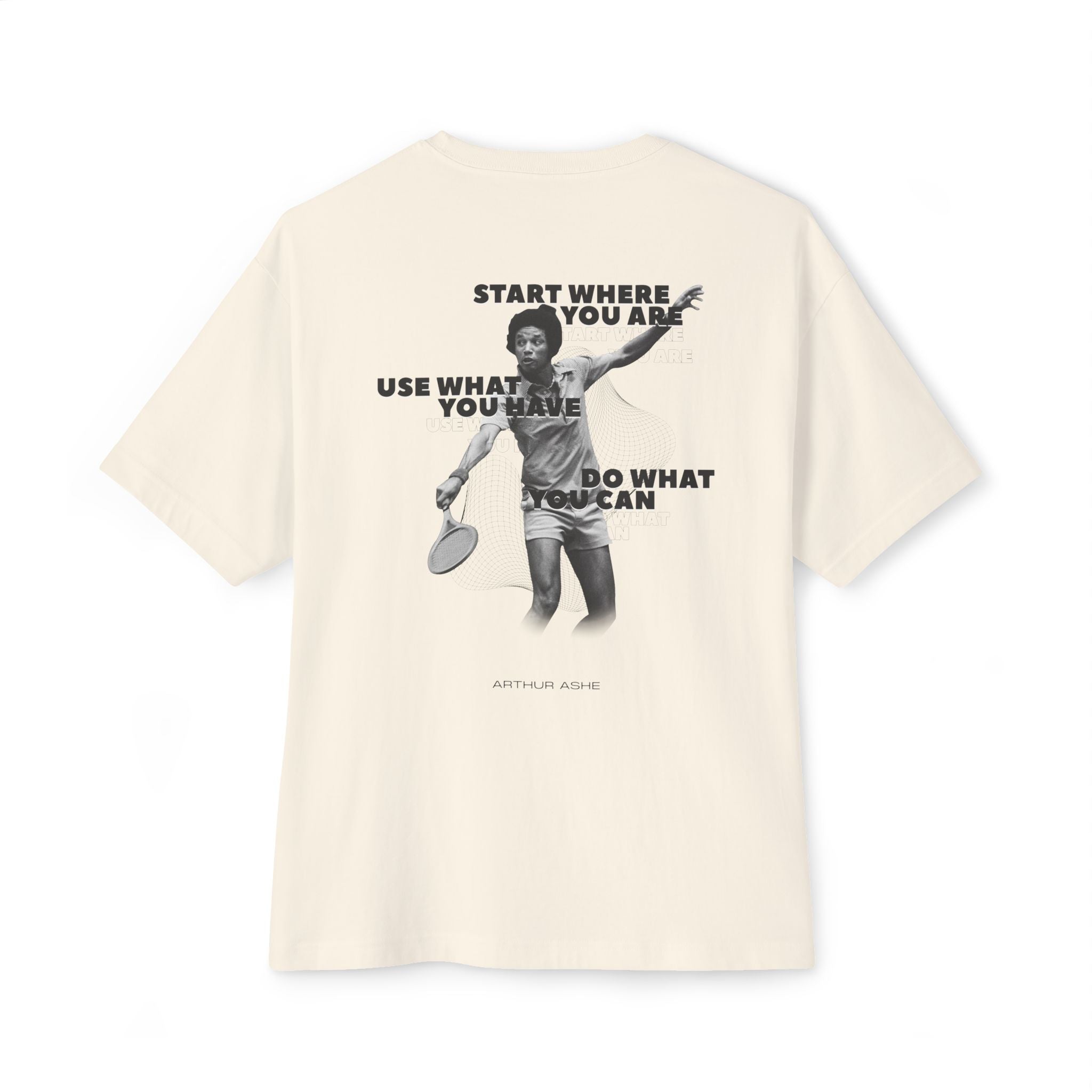Arthur Ashe Unisex Oversized Boxy T-shirt