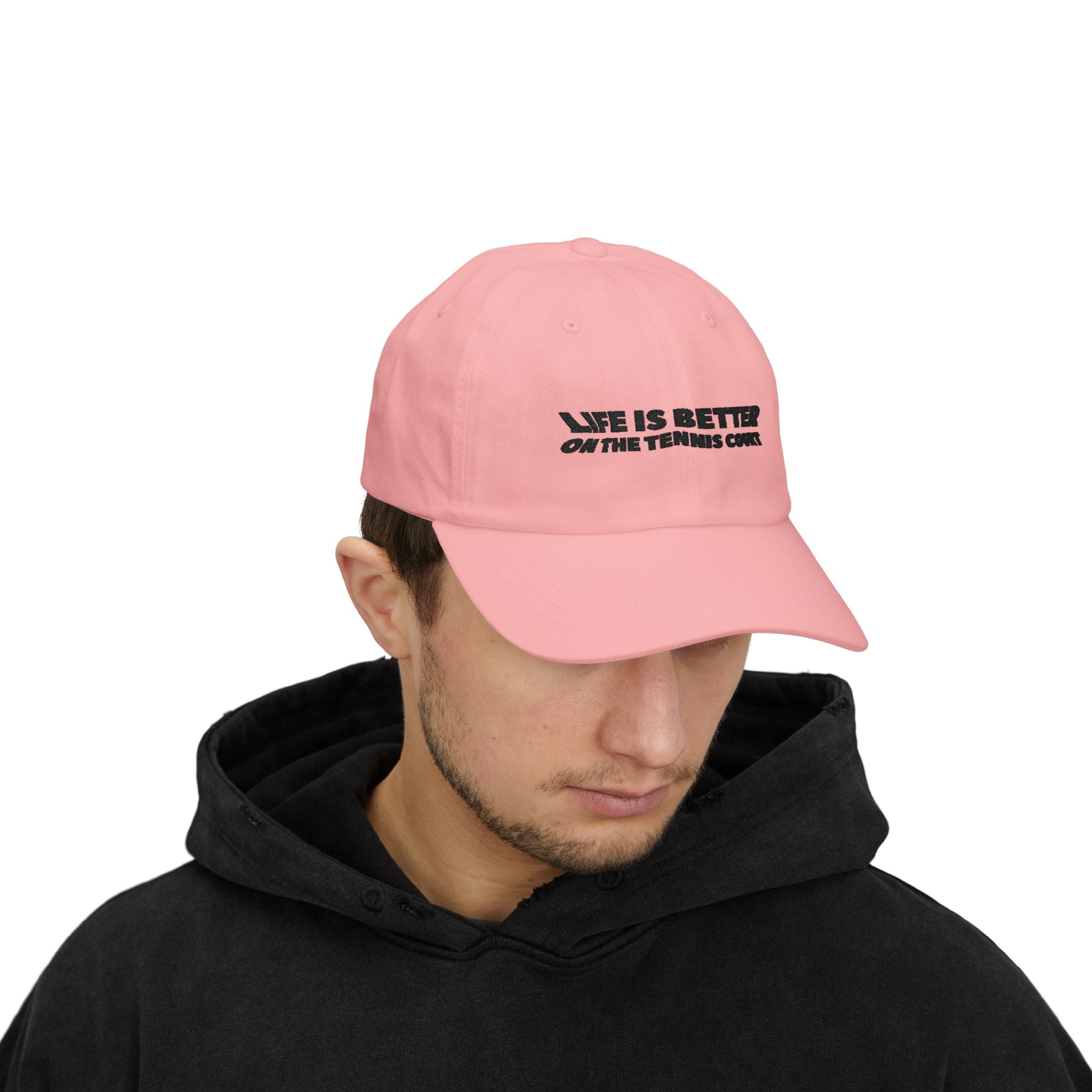 Life is Better on the Tennis Court cap