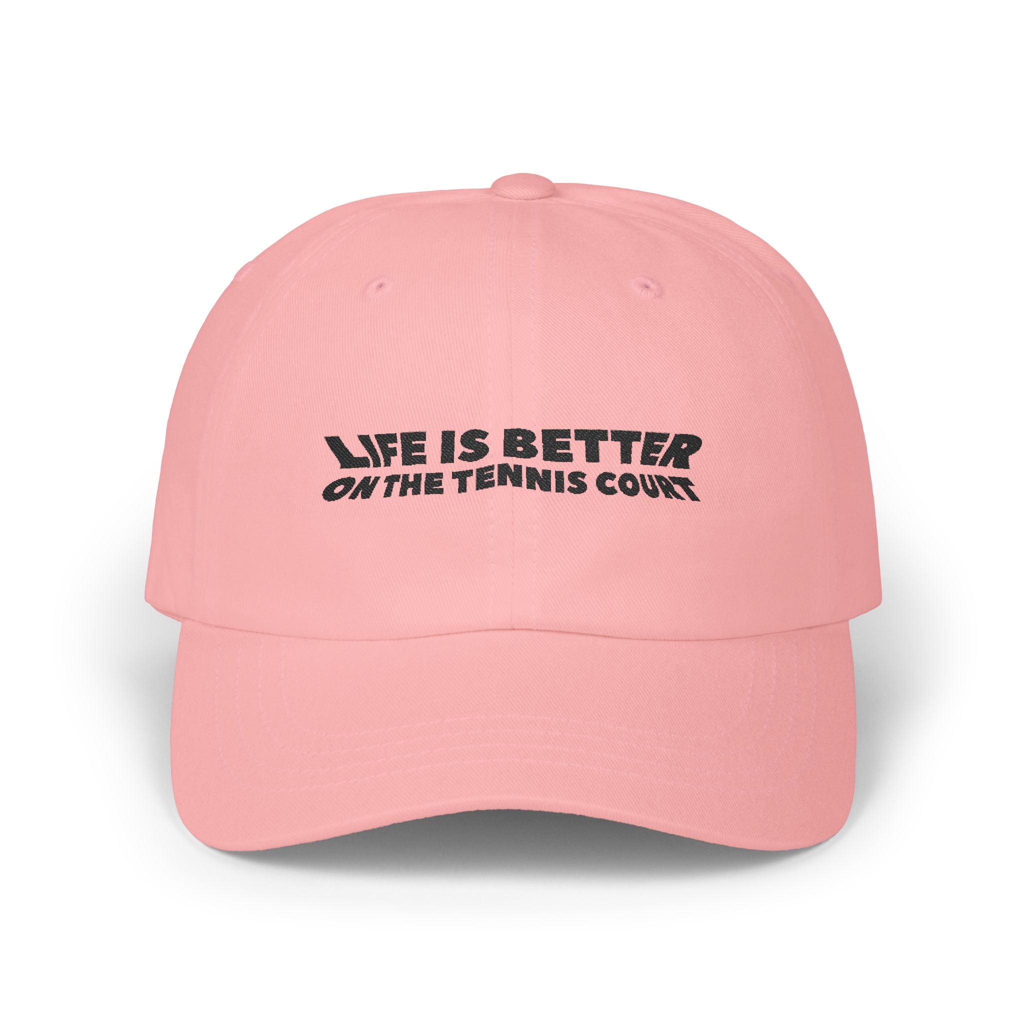 Life is Better on the Tennis Court cap