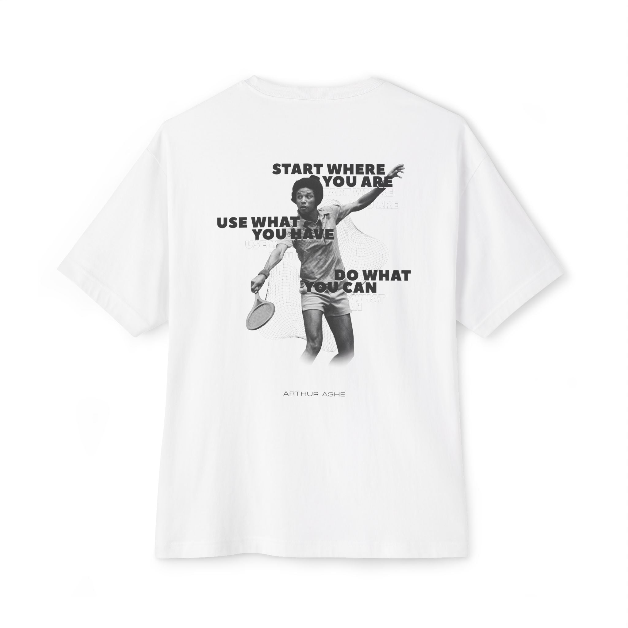 Arthur Ashe Unisex Oversized Boxy T-shirt