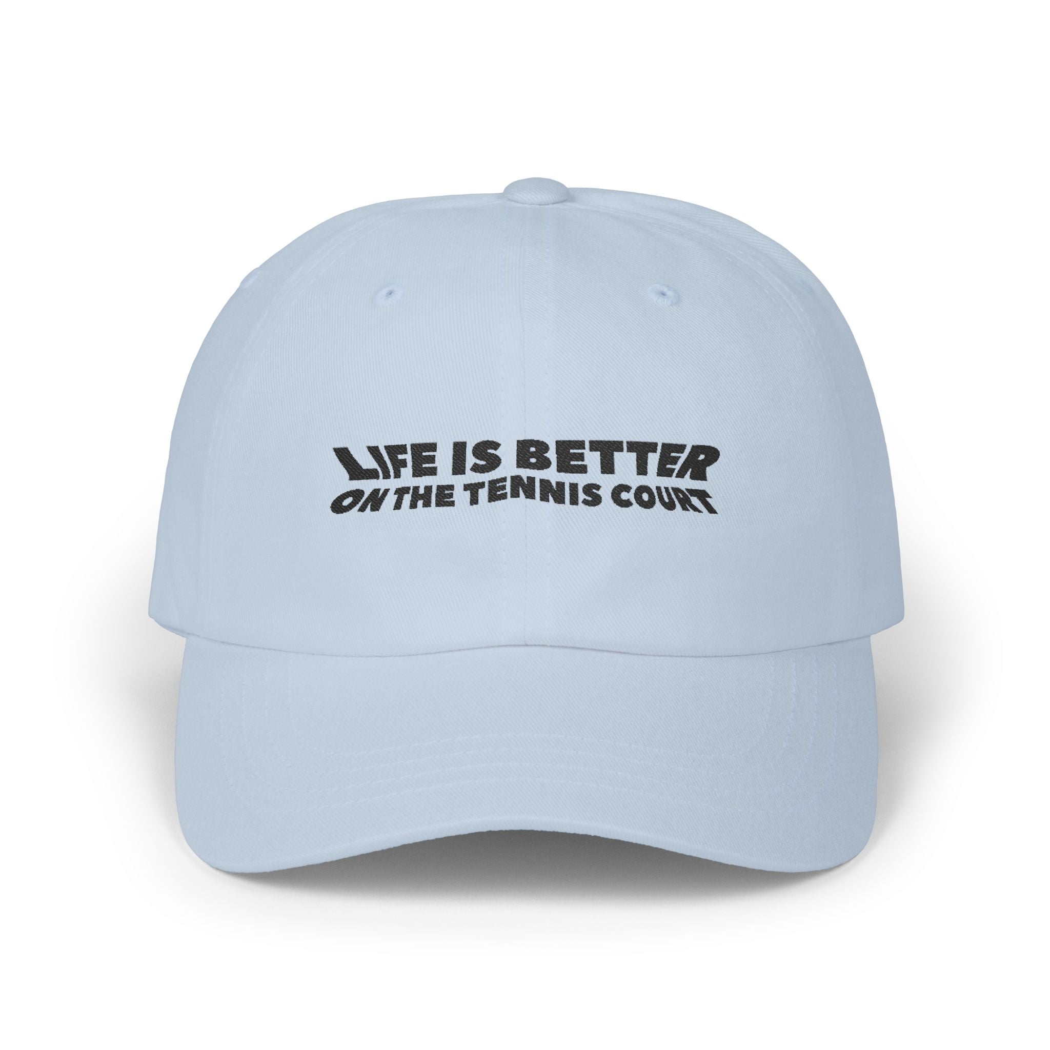 Life is Better on the Tennis Court cap