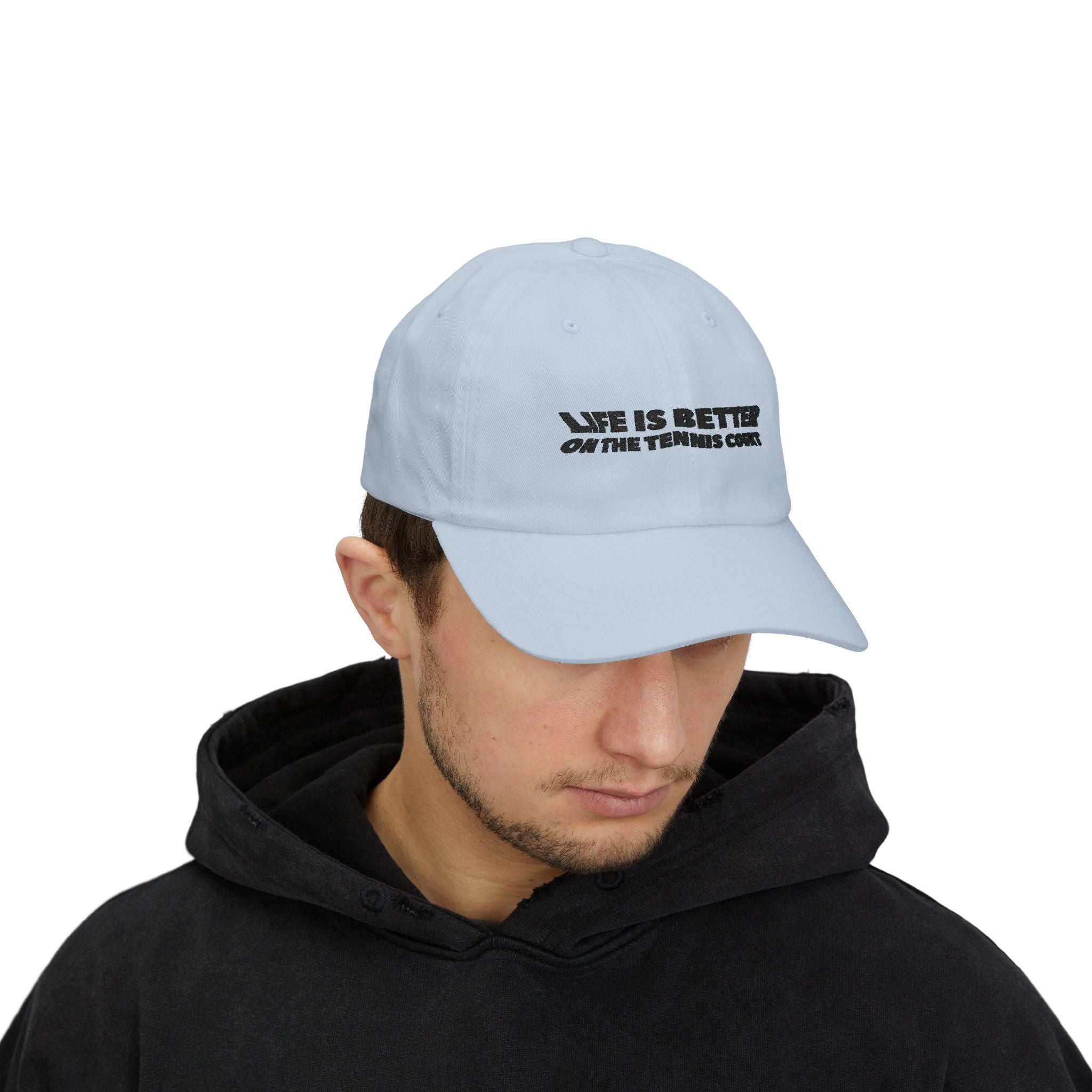 Life is Better on the Tennis Court cap
