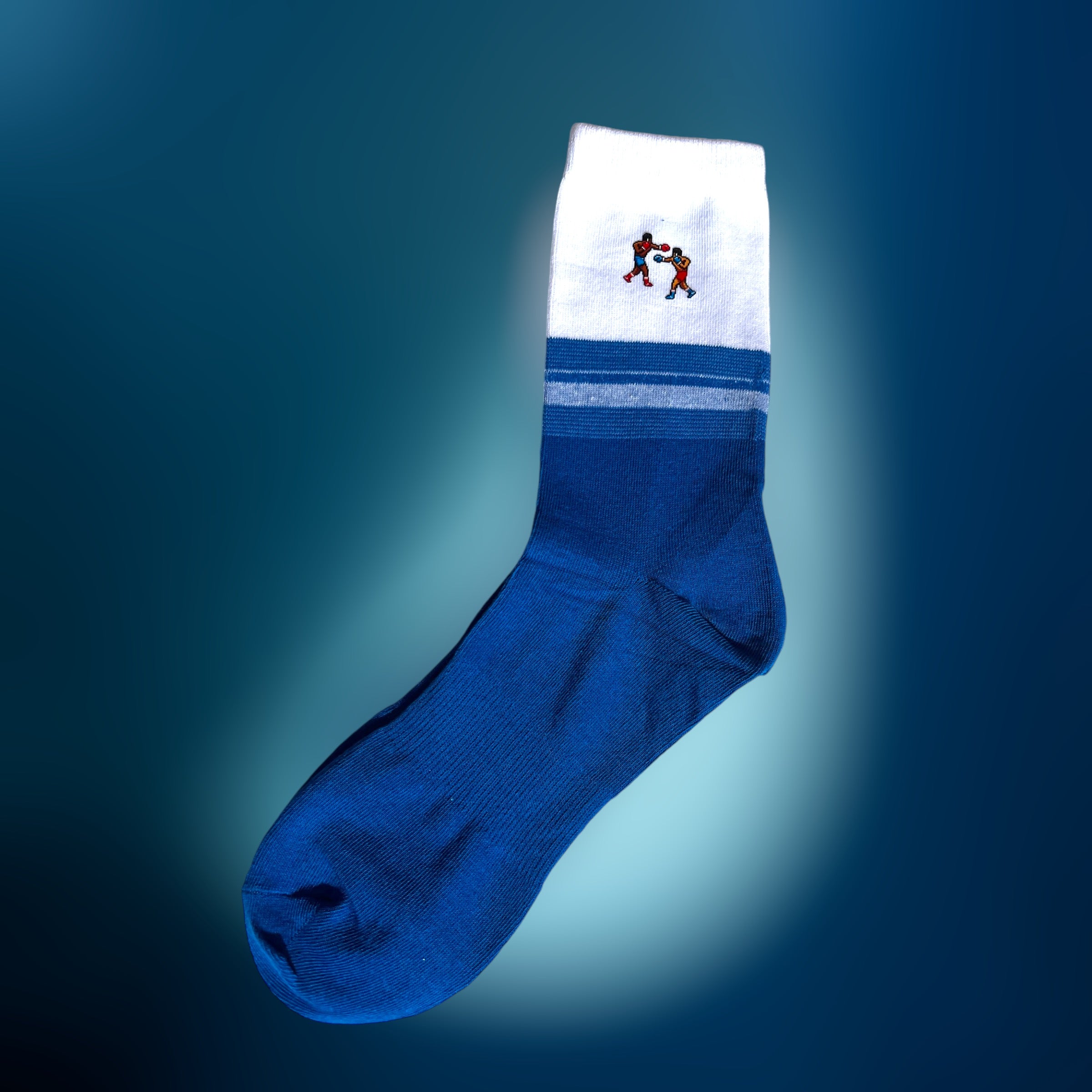 Boxers Blue Crewsocks