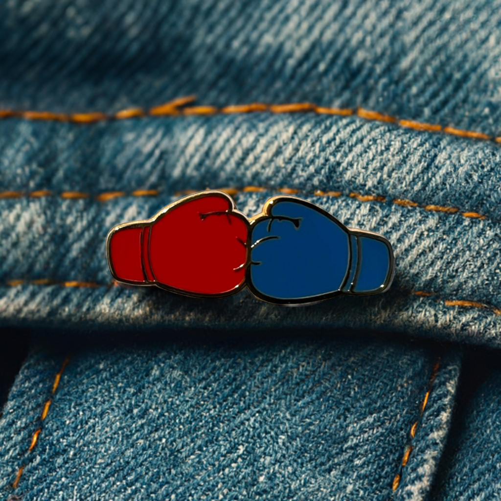 Boxing Gloves Enamel Pin