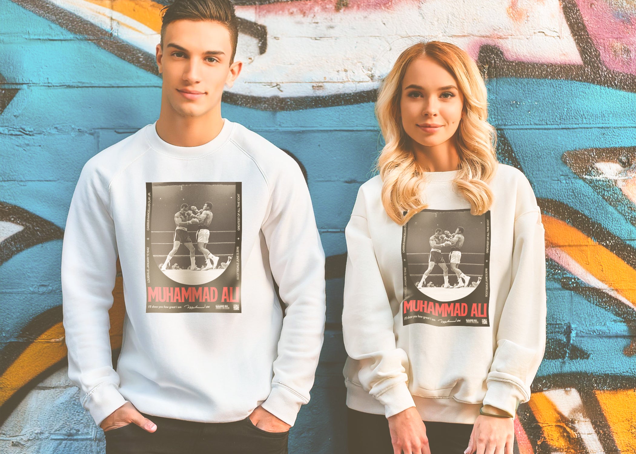 Muhammad Ali Classic Unisex Crewneck Sweatshirt