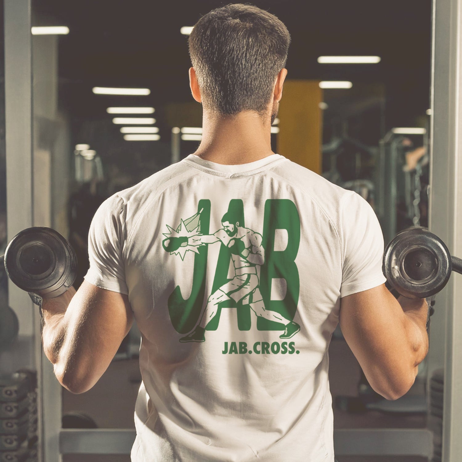 Jab. Jab. Cross. Crewneck T-shirt